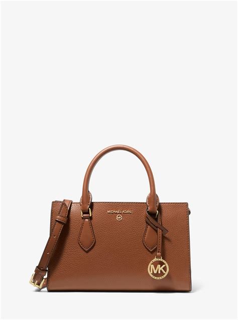 MICHAEL MICHAEL KORS Valerie Small Pebbled Leather .